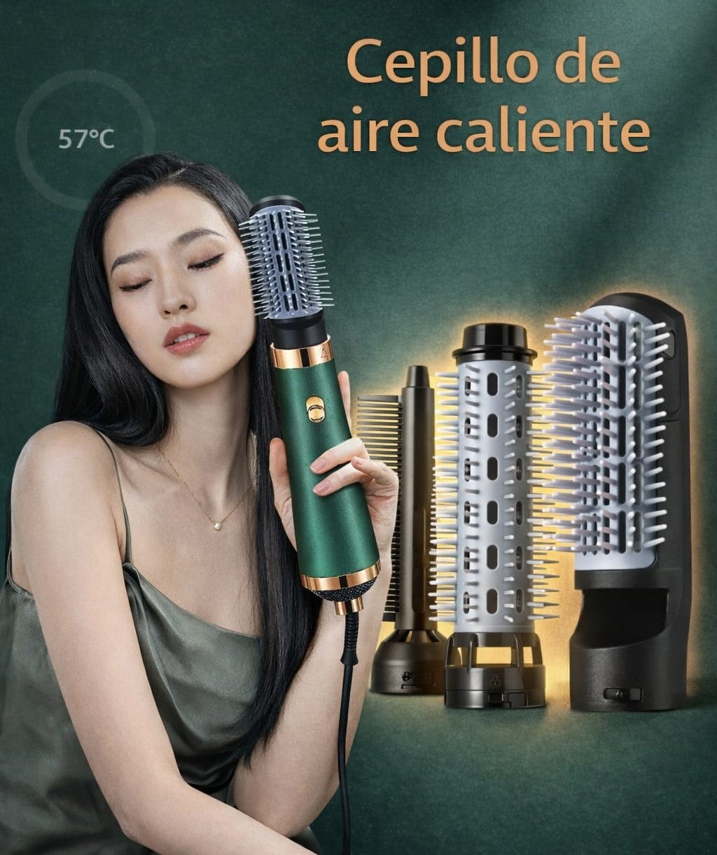 Cepillo Secador 3 en 1 cabezales - BLACK SALE